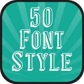 50 Font Style on 9Apps