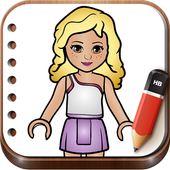 How to Draw Lego Friends icon