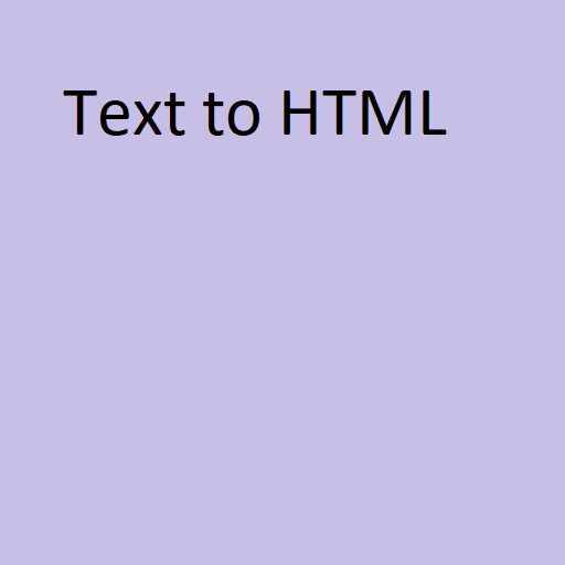 Text to HTML Converter icon