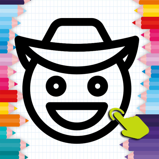 Tap to Color - Coloring Icon Funny icon