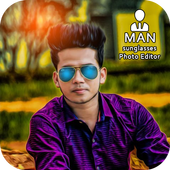 Man sunglasses Photo editor icon