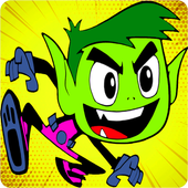 Beast boy Super Jungle Adventure Run 3D Titans Go icon