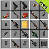 Guns mod for mine pe icon