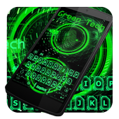 Green Tech Keyboard Theme icon