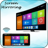 Screen Mirroring with TV icon