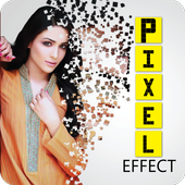 Picture editor pixel: Photo editing app free icon