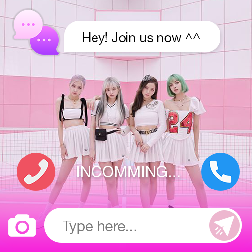 Messenger with black pInK: Live &amp; Call Video icon