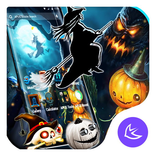 Spooky Halloween APUS Launcher theme icon