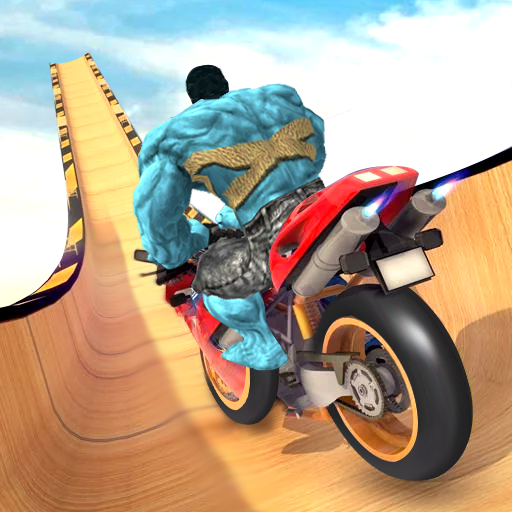 Super Hero Bike Mega Ramp - Stunt Racing Adventure icon