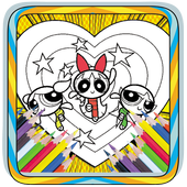 Power Girls Coloring Book icon