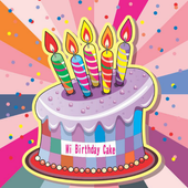 Mi Birthday cake icon