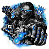 Death Skull Gun Fire icon