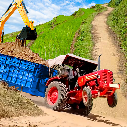 Tractor Trolley Driver Tractor icon