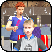 Virtual Barber Shop Simulator icon