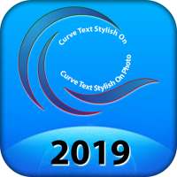 Curve Text Stylish On Photo - text line rotation on 9Apps