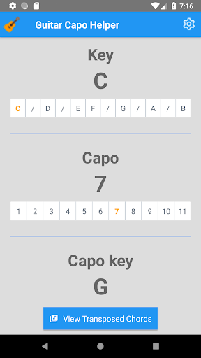 Guitar Capo Helper screenshot 1