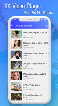 XX Video Player - HD Video Player 2019 screenshot 1