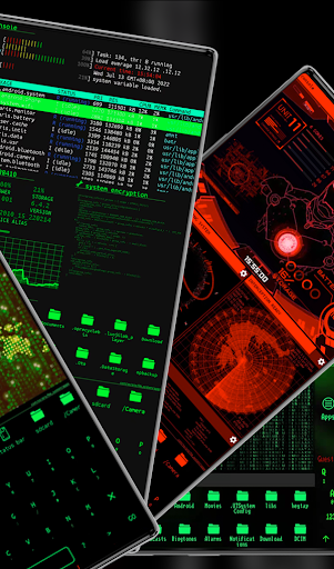 Matrix Hacker Launcher screenshot 2