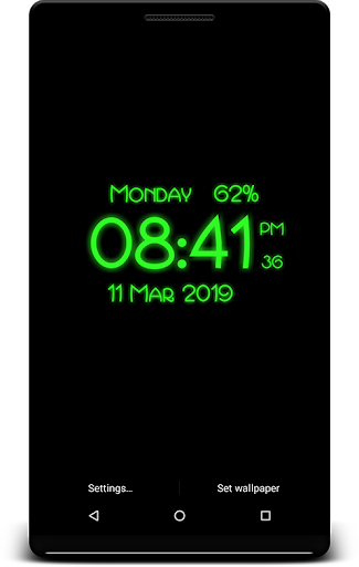 Digital Clock screenshot 1