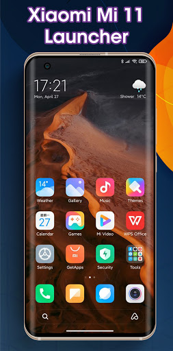 Xiaomi mi 11 Launcher, theme f screenshot 1