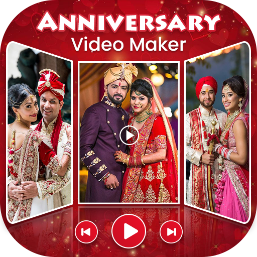 Anniversary Photo Video Maker icon