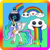 how to draw rainbow stuff "Spectrum colors" on 9Apps