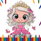 How To Draw Princess - and Carton Games icon