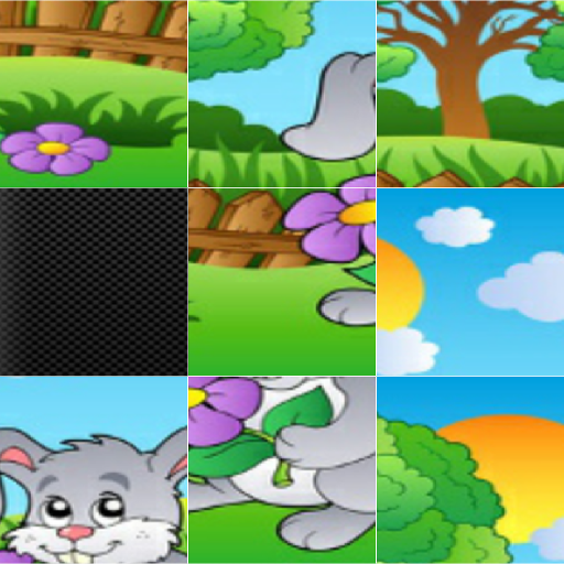 Sliding Puzzle Cartoon&amp;Animals icon