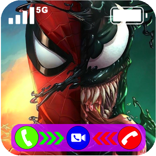 Spider Hero Man Fake Call icon