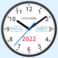 Light Analog Clock-7 on 9Apps