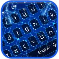 Blue Tech Electronic Keyboard Theme on 9Apps