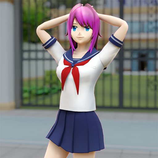 Anime Girl High School Sim 3d icon