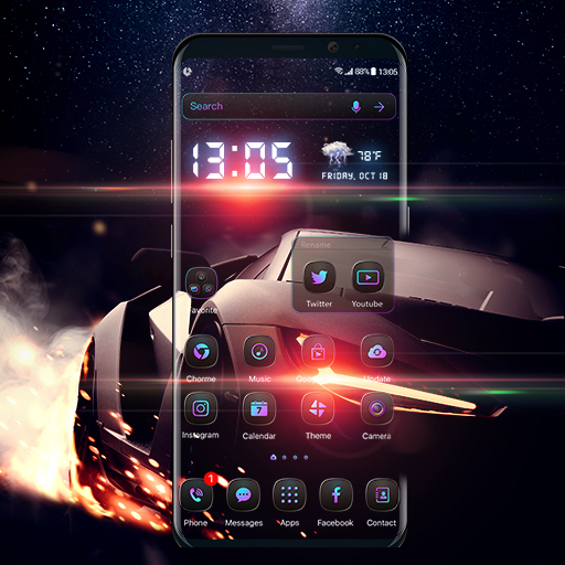 Car launcher theme &amp;wallpaper icon