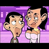 mr. bean cartoon  video icon
