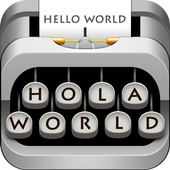 3D Classical Typewriter-Keyboard Music أيقونة