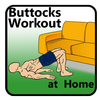 30 days buttocks workout challenge icon