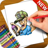 Learn to Draw Graffiti Characters icon