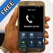 Afficher numéro appel privé