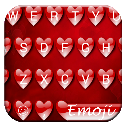 Valentine Red Emoji Keyboard icon