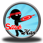 ANGRY STICKMAN WARRIOR FIGURE icon