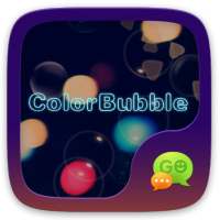 GO SMS COLOR BUBBLE THEME on 9Apps