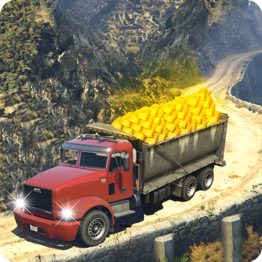 Off-Road Gold Truck Simulator-Transport Gold Mania icon