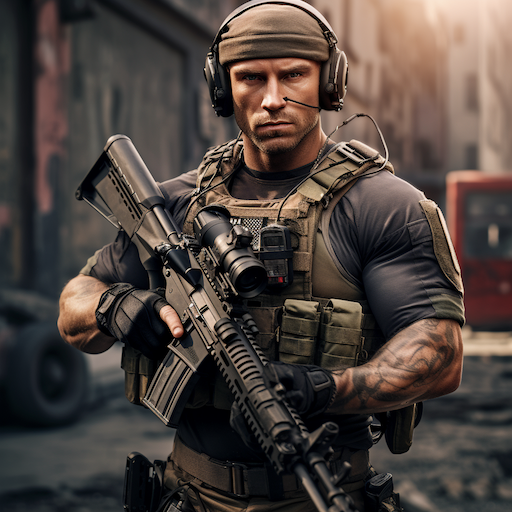 Commando Mission Games Offline icon