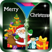 Crismtas Zipper  Screen Lock icon