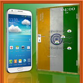 Indian Flag Door Lock icon