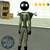 Jetpack army Stickman Rope Hero Sim icon