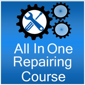 All in one repairing course icon
