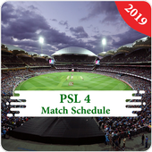 PSL 4 Match Schedule - PSL 2019 icon