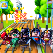 Subway Lego Spider-Run Adventure أيقونة