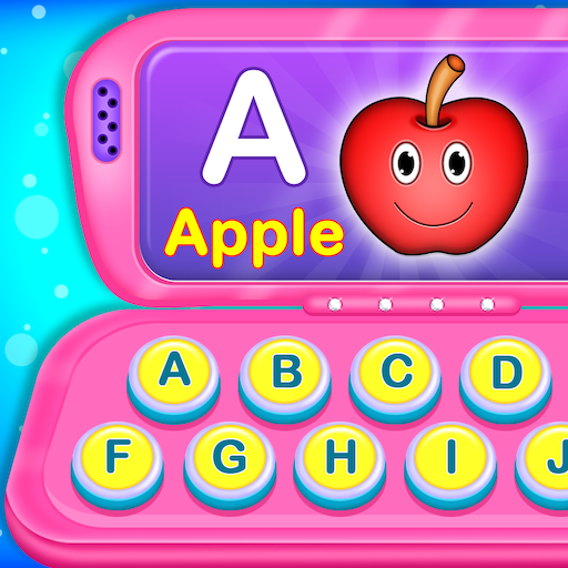 Baby princess computer - alphabet, puzzle, phone icon
